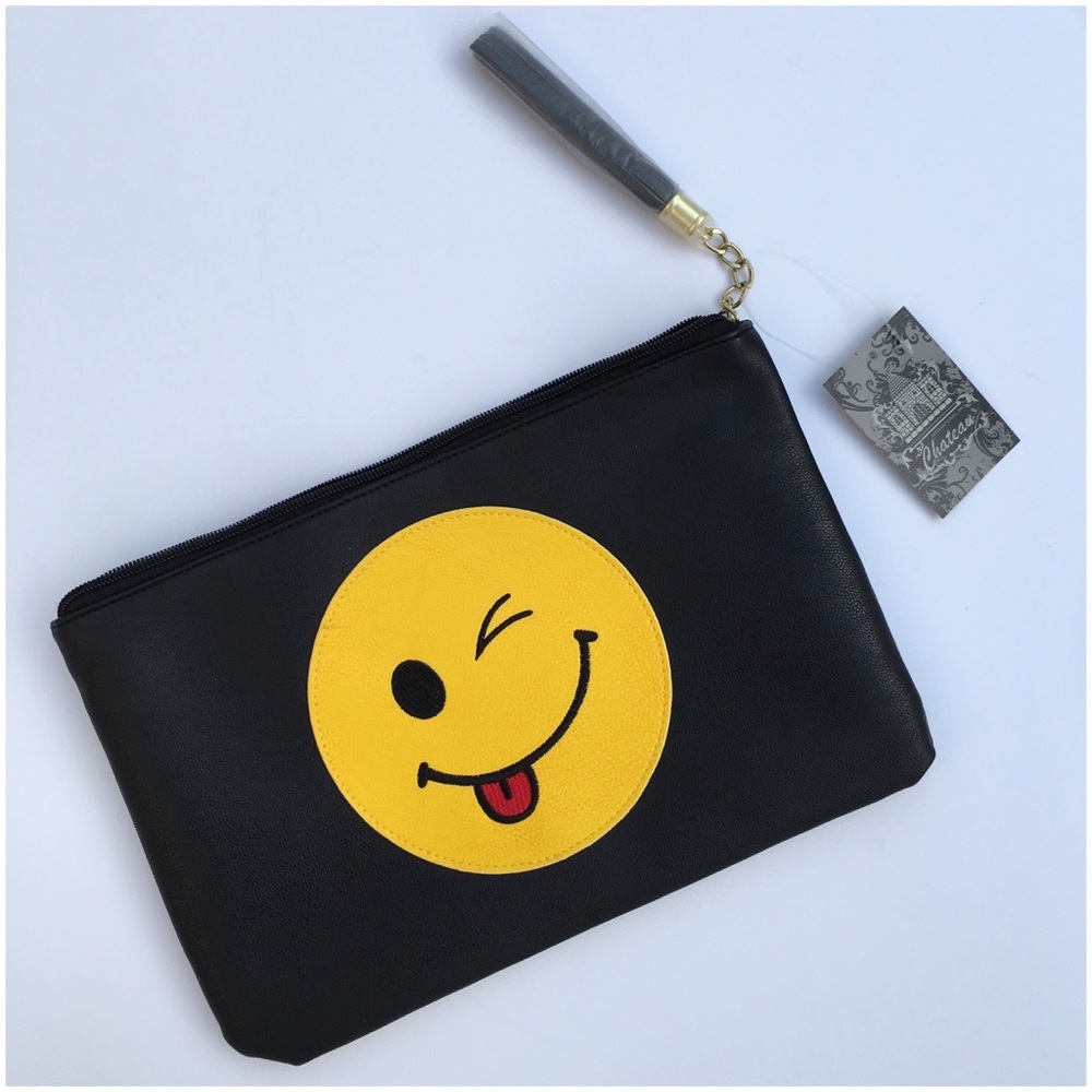 Emoji Face Clutch Style Handbag